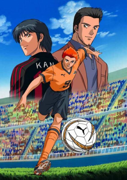 AI Image Generator Soccer anime boy dark hair