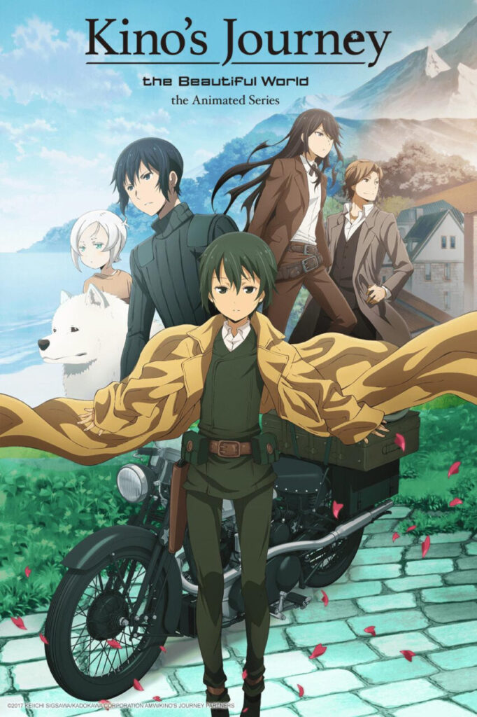 Kino's journey motorcycle anime 