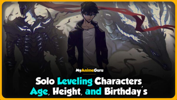solo leveling characters age height and birthday