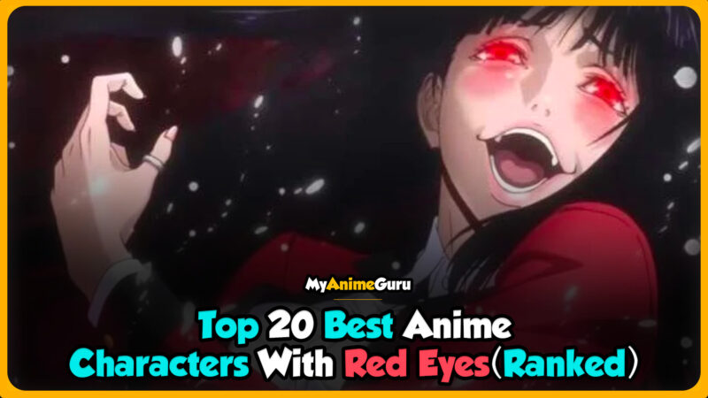best anime characters with red eyes