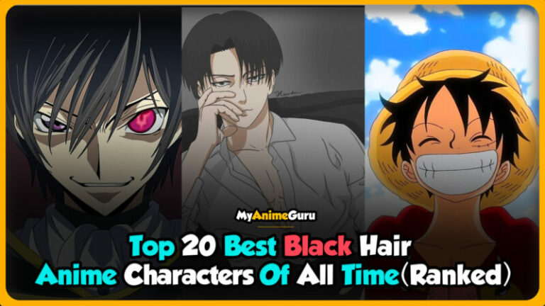 black hair anime characters