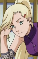 Ino Yamanaka focusing mentally during the Mind Transfer technique